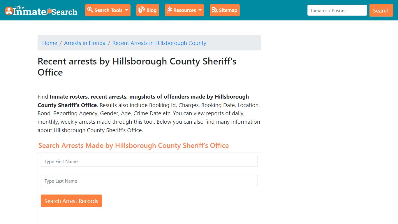 Recent arrests by Hillsborough County Sheriff's Office | Mugshots ...